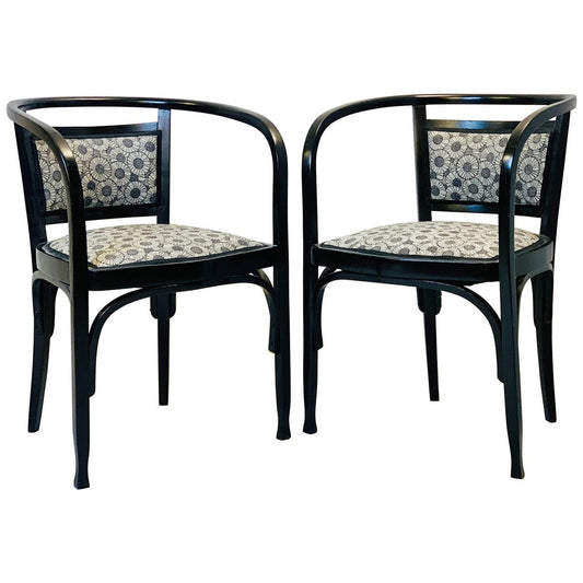 Armchairs by Otto Wagner, Set of 2