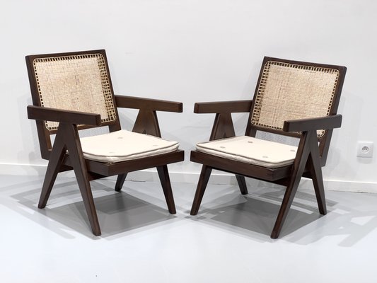 Armchairs by Pierre Jeanneret, 1956, Set of 2-DLN-1780631