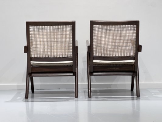 Armchairs by Pierre Jeanneret, 1956, Set of 2-DLN-1780631