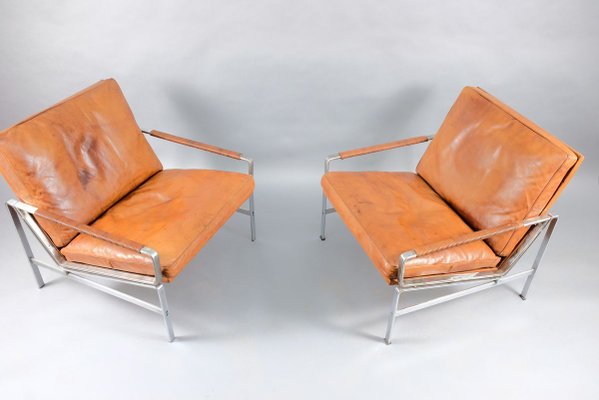 Armchairs by Preben Fabricius & Jørgen Kastholm for Kill International, 1960s, Set of 2-CIP-853496