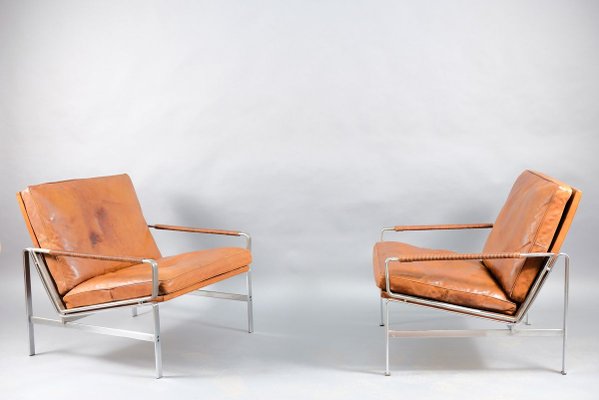 Armchairs by Preben Fabricius & Jørgen Kastholm for Kill International, 1960s, Set of 2-CIP-853496