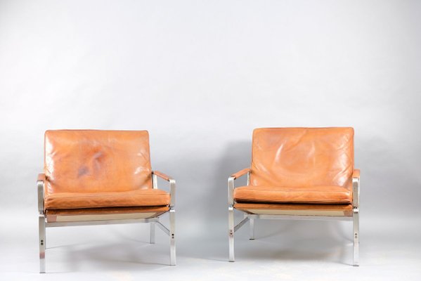 Armchairs by Preben Fabricius & Jørgen Kastholm for Kill International, 1960s, Set of 2-CIP-853496