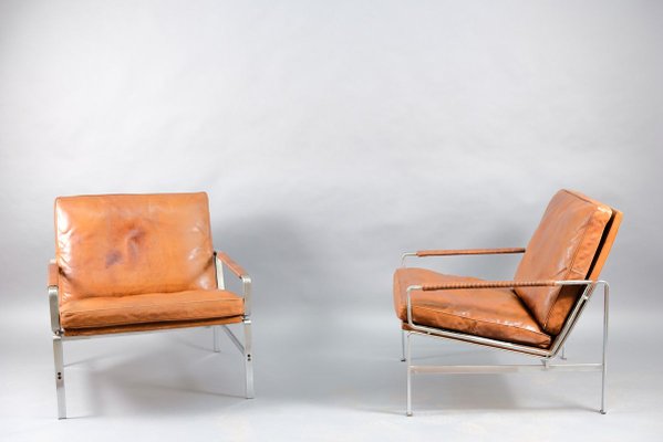 Armchairs by Preben Fabricius & Jørgen Kastholm for Kill International, 1960s, Set of 2-CIP-853496