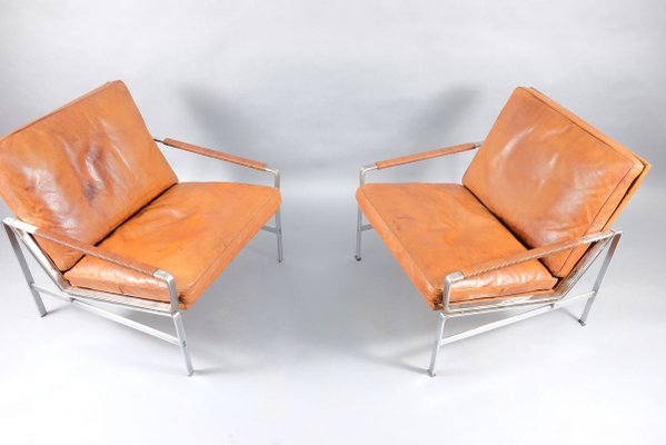 Armchairs by Preben Fabricius & Jørgen Kastholm for Kill International, 1960s, Set of 2-CIP-853496