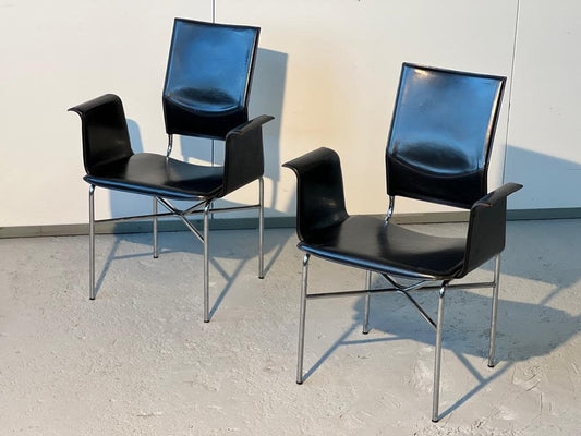 Armchairs by Ross Littell for Matteo Grasssi, 1980s, Set of 6