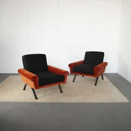 Armchairs by Sergio Saporiti for Saporiti Besnate Italia Brothers, 1960s, Set of 2