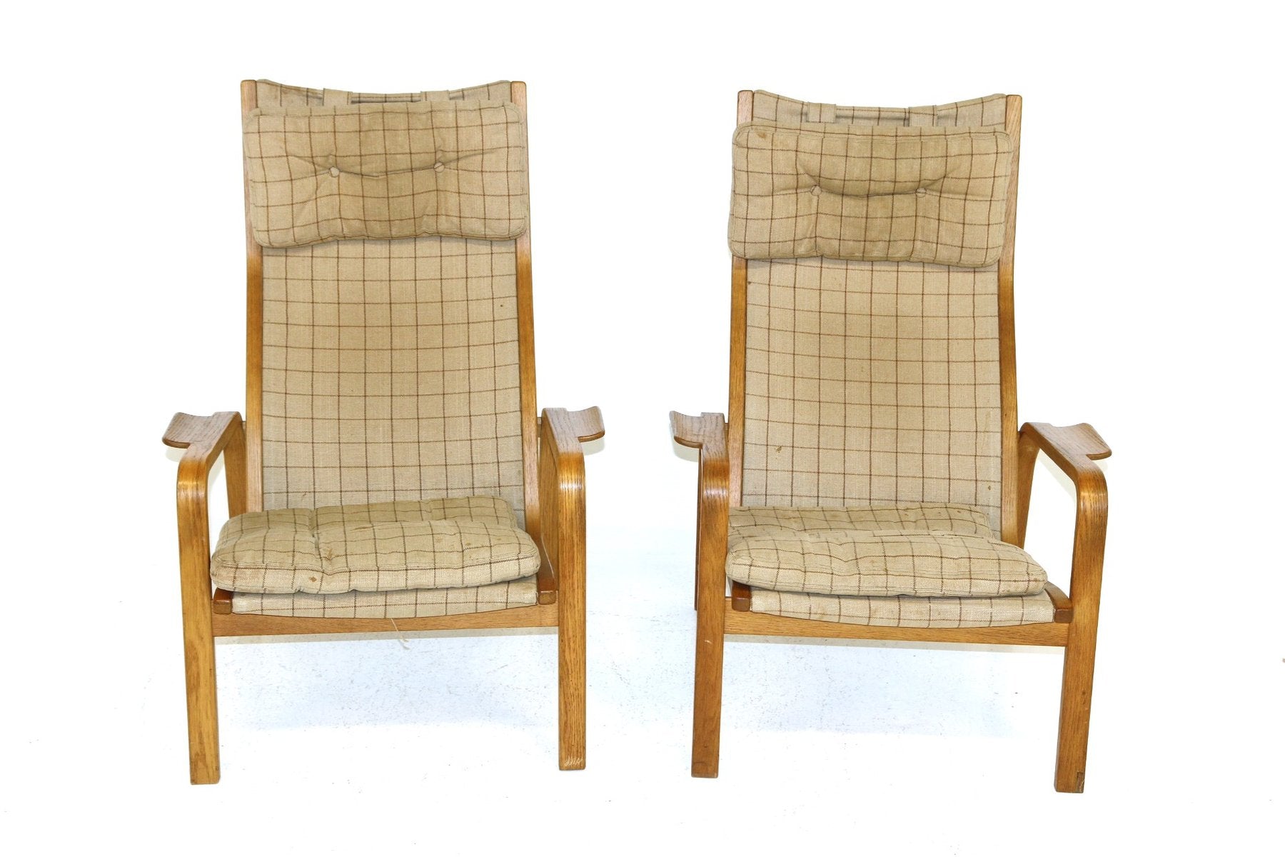 Armchairs by Yngve Ekström for Swedese, Sweden, 1960s, Set of 2