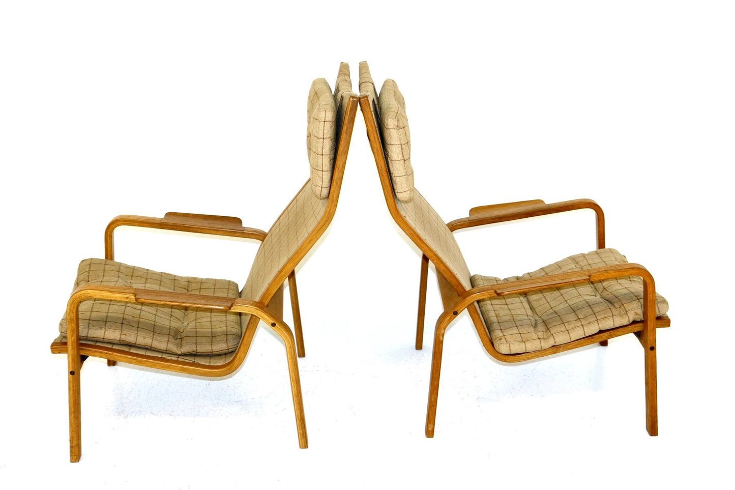 Armchairs by Yngve Ekström for Swedese, Sweden, 1960s, Set of 2