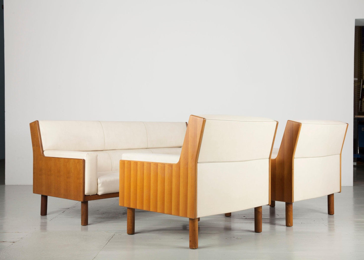 Armchairs & Couch from Anonima Castelli, 1950s, Set of 3