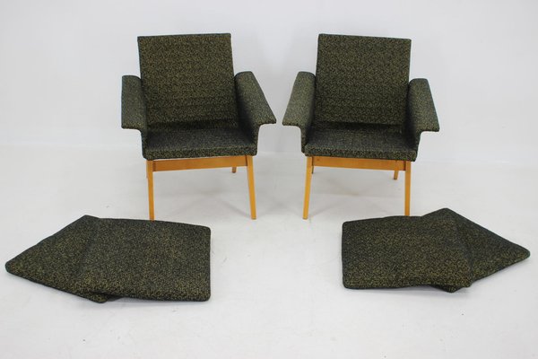 Armchairs, Czechoslovakia, 1960s, Set of 2-TZ-1454071