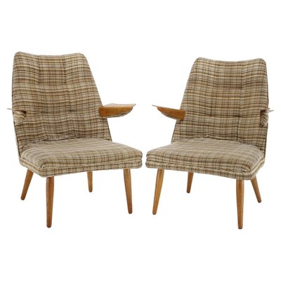 Armchairs, Czechoslovakia, 1960s, Set of 2-TZ-1362423