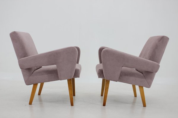 Armchairs, Czechoslovakia, 1960s, Set of 2-TZ-1296217