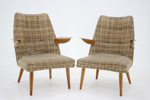 Armchairs, Czechoslovakia, 1960s, Set of 2-TZ-1362423