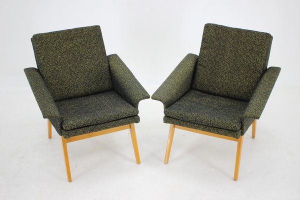 Armchairs, Czechoslovakia, 1960s, Set of 2-TZ-1454071