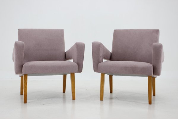 Armchairs, Czechoslovakia, 1960s, Set of 2-TZ-1296217