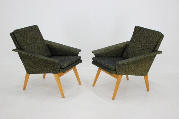 Armchairs, Czechoslovakia, 1960s, Set of 2-TZ-1454071