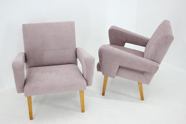 Armchairs, Czechoslovakia, 1960s, Set of 2-TZ-1296217