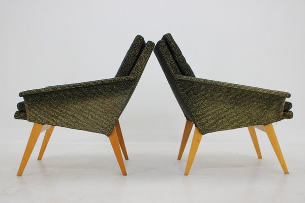 Armchairs, Czechoslovakia, 1960s, Set of 2-TZ-1454071