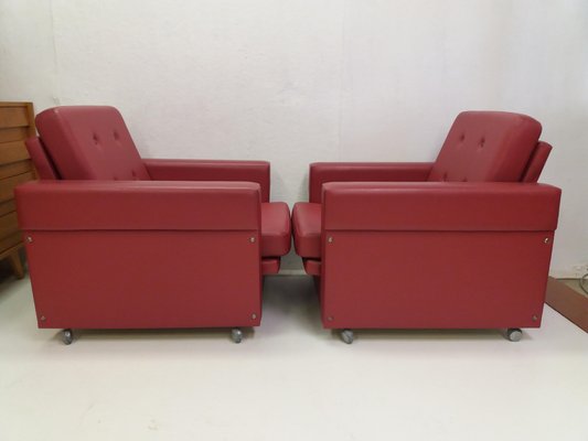 Armchairs, Czechoslovakia, 1970, Set of 2-TZ-1134362