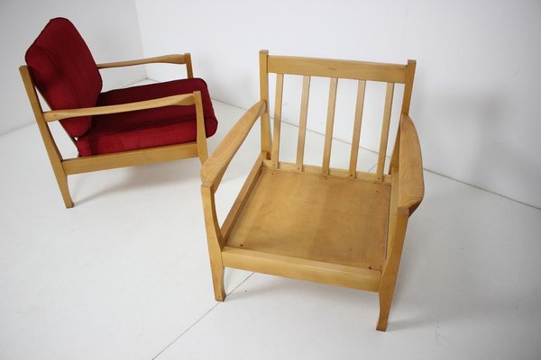 Armchairs, Czechoslovakia, 1970s, Set of 2-TZ-844108