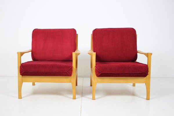 Armchairs, Czechoslovakia, 1970s, Set of 2-TZ-844108