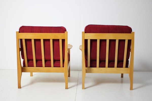 Armchairs, Czechoslovakia, 1970s, Set of 2-TZ-844108