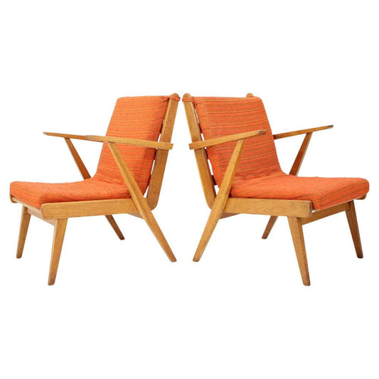 Armchairs, Czechoslovakia, 1980s, Set of 2