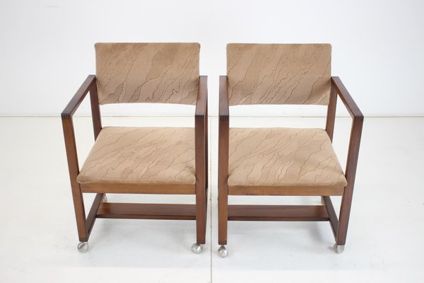 Armchairs, Czechoslovakia, 1980s, Set of 2-TZ-1431433