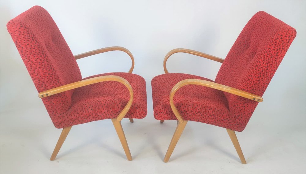 Armchairs from Jitona Soběslav, Former Czechoslovakia, 1960s, Set of 2