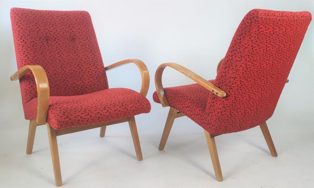 Armchairs from Jitona Soběslav, Former Czechoslovakia, 1960s, Set of 2