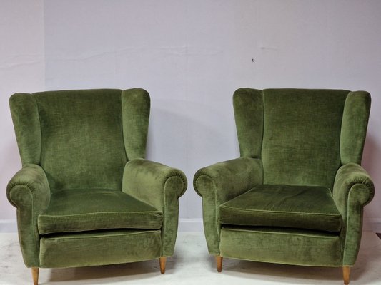 Armchairs in the style of Carlo Mantellassi, 1940s, Set of 2-RKF-2031542