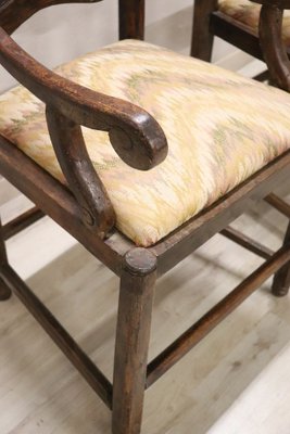 Armchairs in Walnut, 18th Century, Set of 2-DCO-1757162