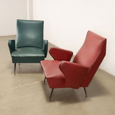 Armchairs, Italy, 1950s, Set of 2-VMM-1693813