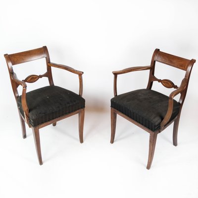 Armchairs of Mahogany, 1860s, Set of 2-UY-1005714