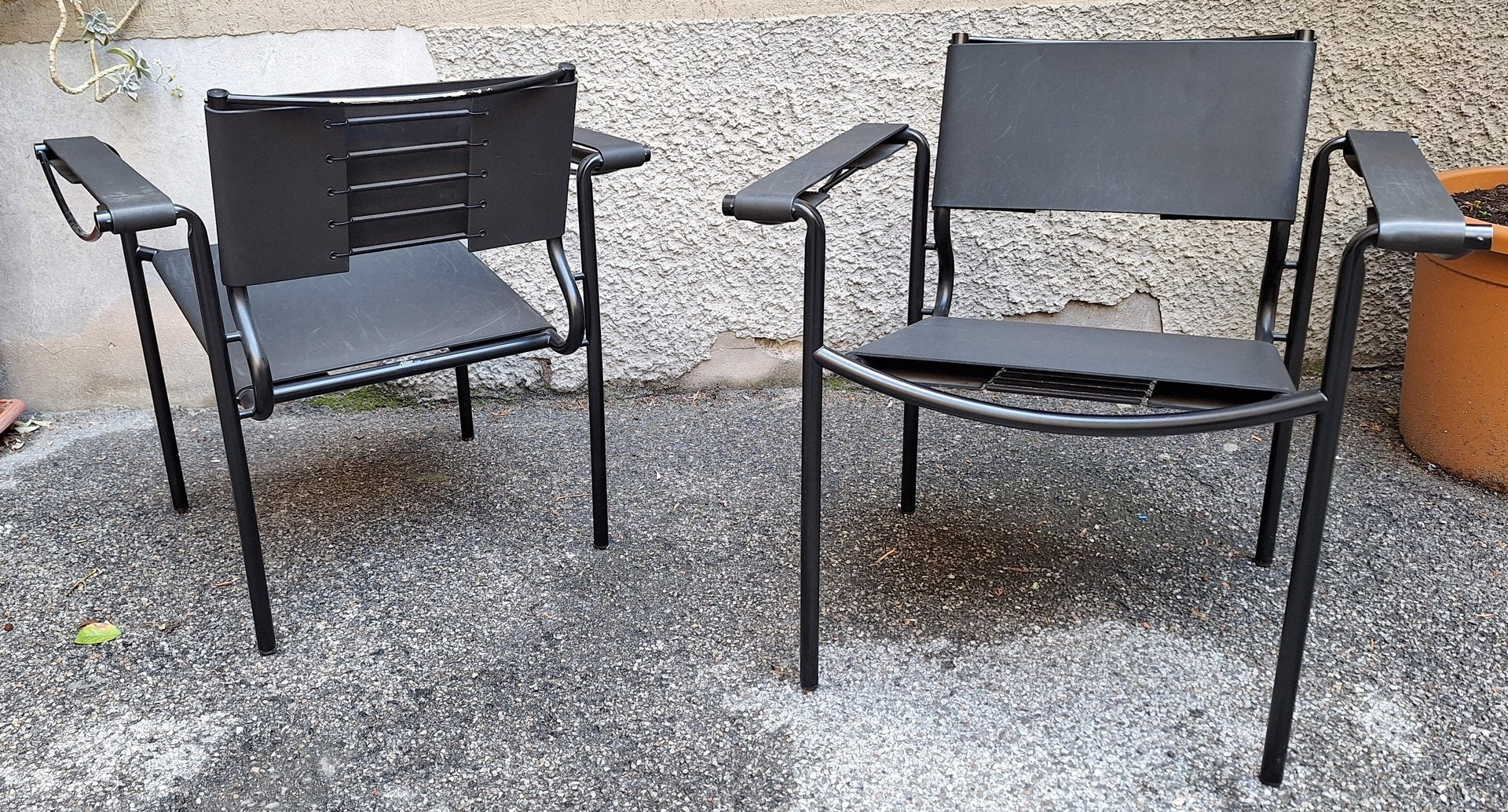 Armchairs with Rubber Seat by Giandomenico Belotti for Alias, 1980s, Set of 2