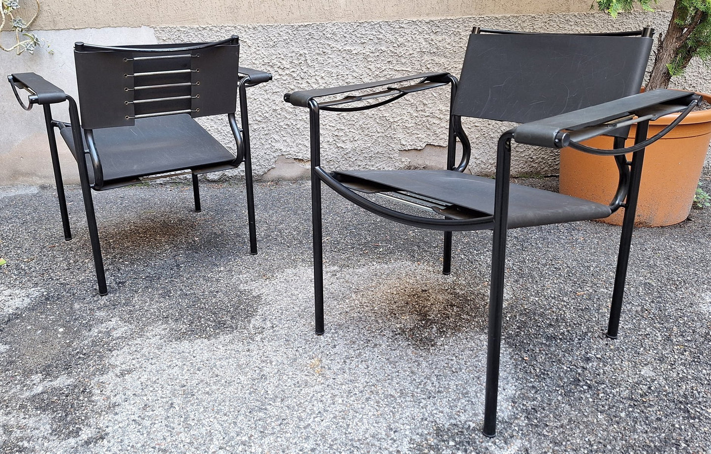 Armchairs with Rubber Seat by Giandomenico Belotti for Alias, 1980s, Set of 2