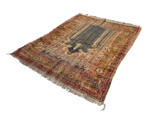 Armenian Silk Rug, 1910s-AIV-1723493