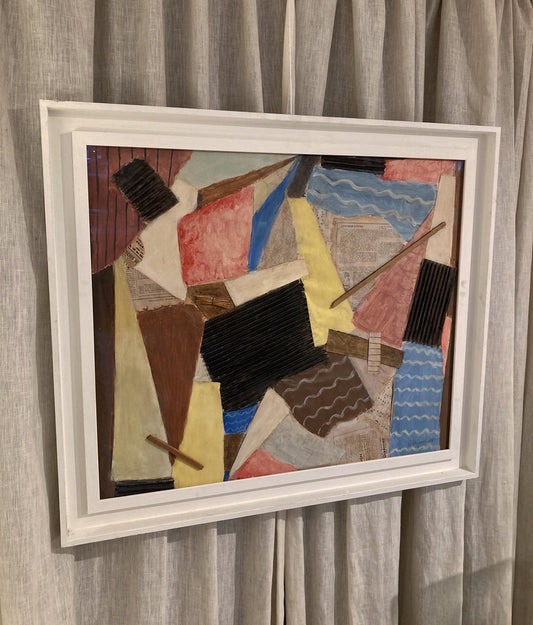 Armilde Dupont, Composition, 1967, Collage, Framed