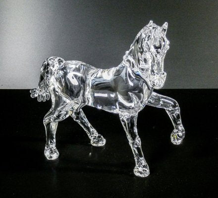 Arnaldo Zanella, Horse Sculpture, 1980s, Murano Glass-OJE-1805013