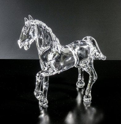 Arnaldo Zanella, Horse Sculpture, 1980s, Murano Glass-OJE-1805013