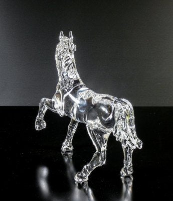 Arnaldo Zanella, Horse Sculpture, 1980s, Murano Glass-OJE-1805013