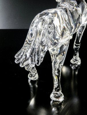 Arnaldo Zanella, Horse Sculpture, 1980s, Murano Glass-OJE-1805013