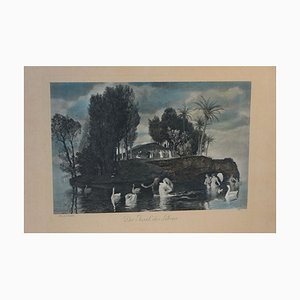 Arnold Böcklin, The Island of Life, Engraving-DKC-801337