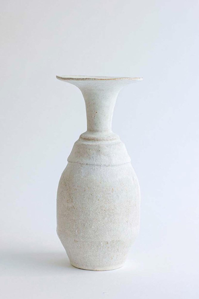 Arq 011 White Bone Vase by Raquel Vidal and Pedro Paz