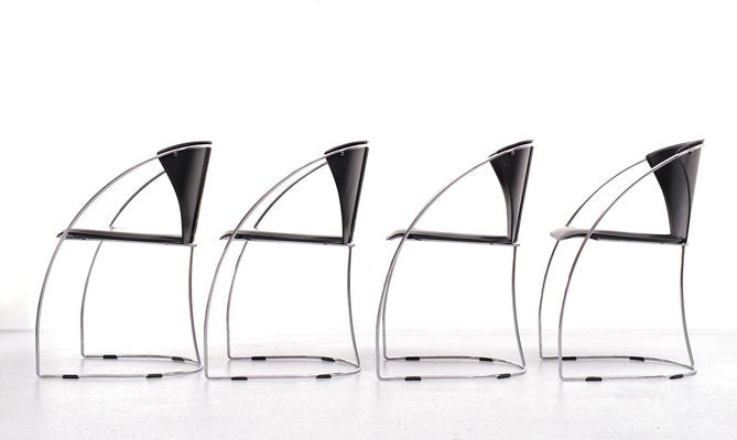 Arrben Linda Dining Chairs, Italy, 1982, Set of 4-GCG-1345384