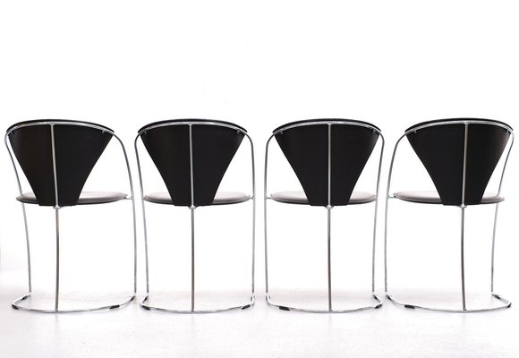 Arrben Linda Dining Chairs, Italy, 1982, Set of 4-GCG-1345384