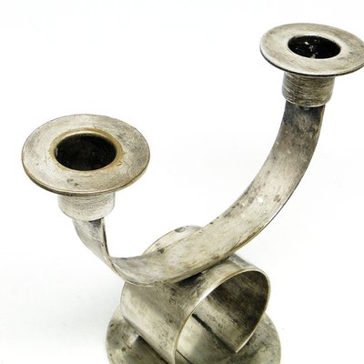 Art Deco 2-Armed Candleholder from WMf, Germany, 1930s-BKO-1419655