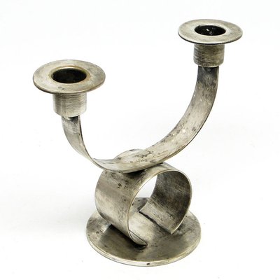 Art Deco 2-Armed Candleholder from WMf, Germany, 1930s-BKO-1419655