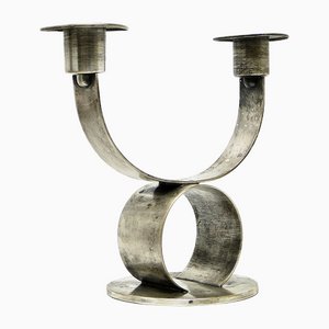 Art Deco 2-Armed Candleholder from WMf, Germany, 1930s-BKO-1419655