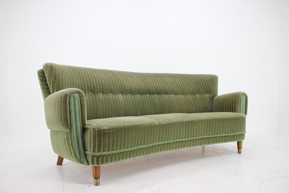 Art Deco 3-Seater Sofa, Denmark, 1940s